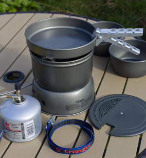 trangia stove nesting pots and pans