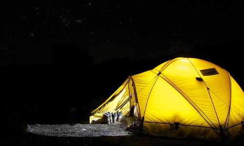 Night camping